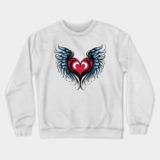 Heart With Wings 3 Crewneck Sweatshirt